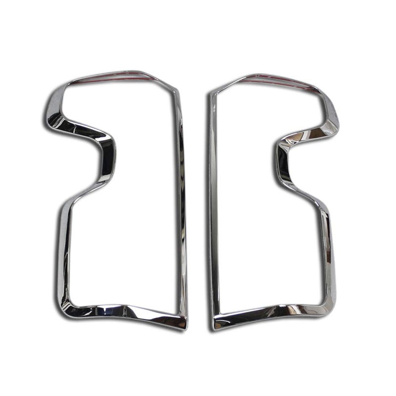 Beautost Fit for Chevrolet Silverado 2019 2020 2021 2022 2023 2024 2025 Chrome Tail Light Lamp Cover Trims - Image 1